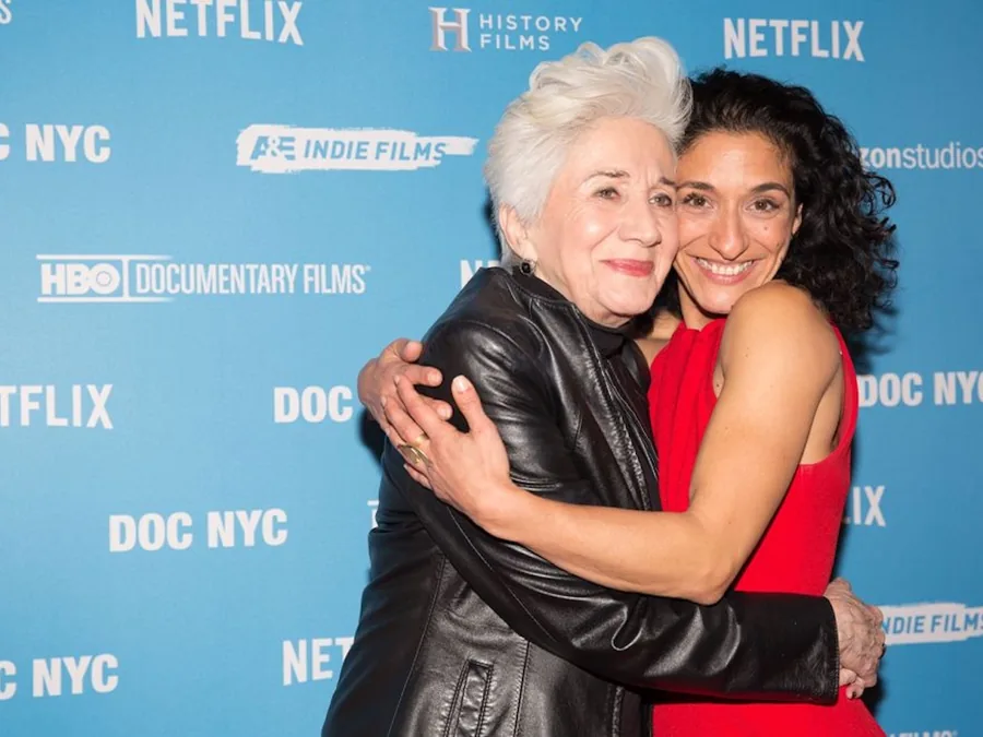 Olympia Dukakis and Anthoula Katsimatides