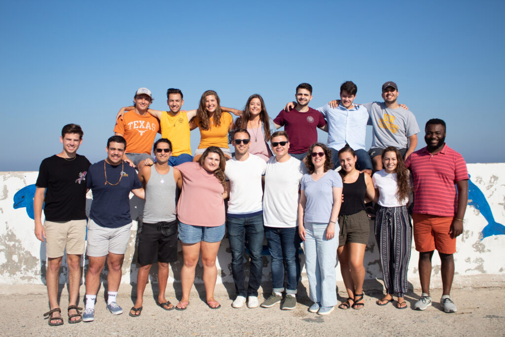 Greek America Corps volunteers in Chios in 2019