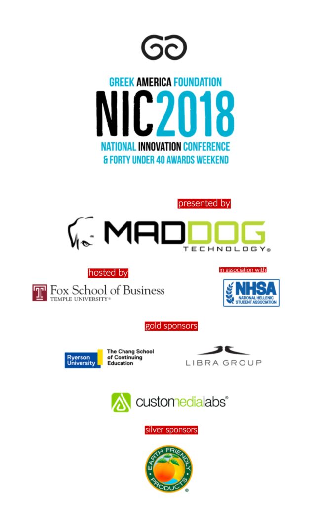 NIC 2018 sponsors