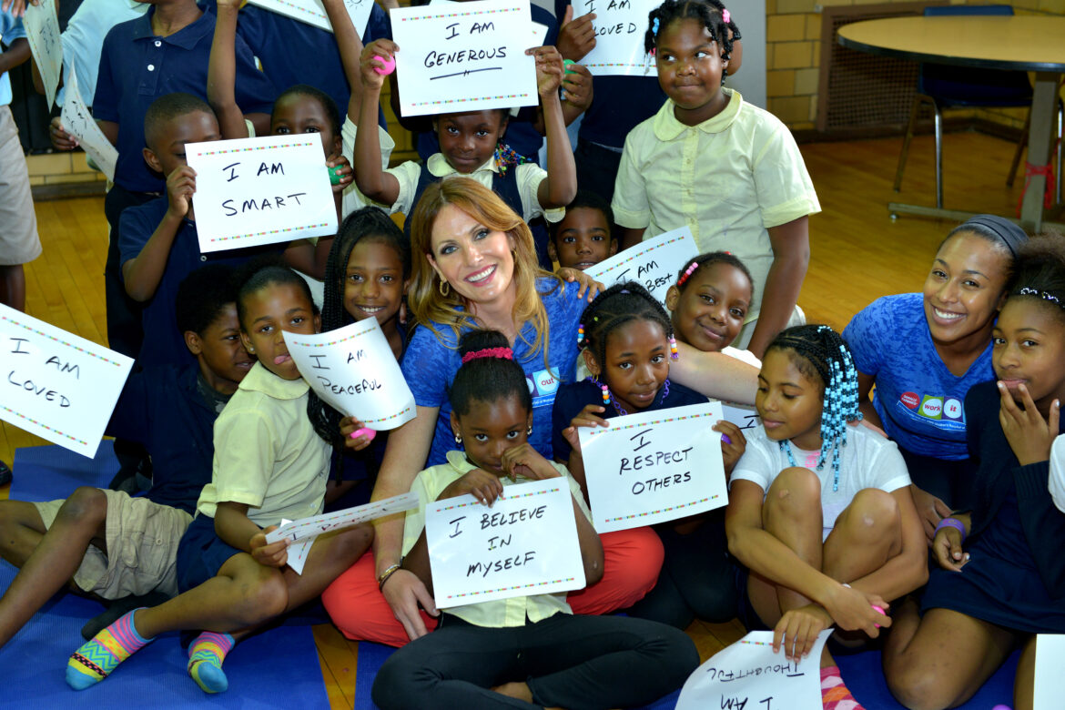 Danialle Karmanos with children