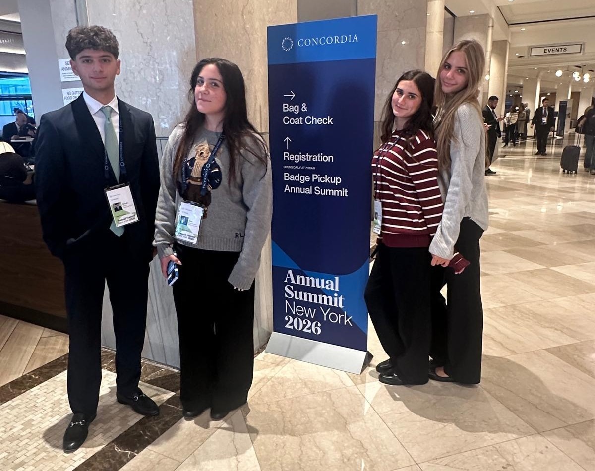 Gen G students arrive at the 2026 Concordia Annual Summit in New York.